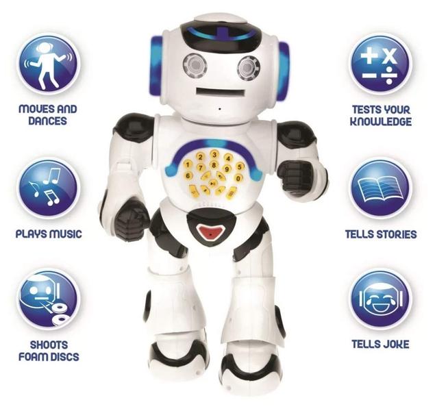 Imagem de Toy Robot Lexibook Powerman Walking Talking com controle remoto 4+