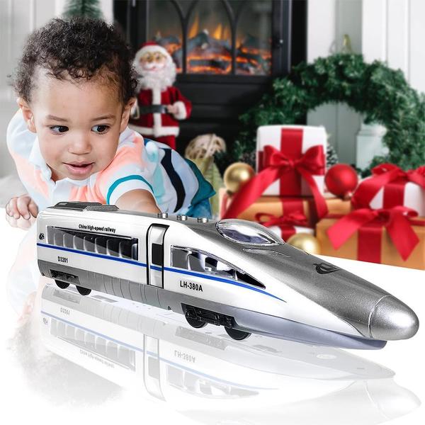 Imagem de Toy Train Sulypo Bullet Train Mini para crianças de 3 a 8 anos com som