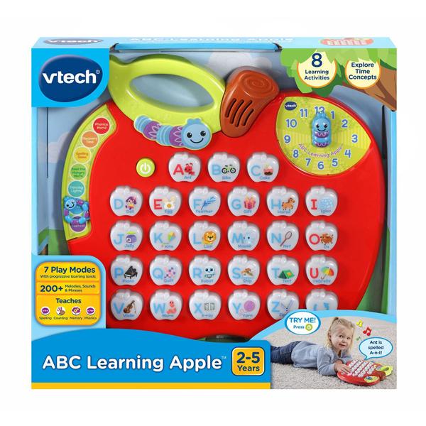 Imagem de Toy VTech ABC Learning Apple para crianças em idade pré-escolar, vermelho