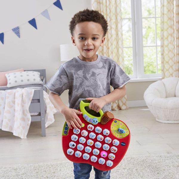 Imagem de Toy VTech ABC Learning Apple para crianças em idade pré-escolar, vermelho