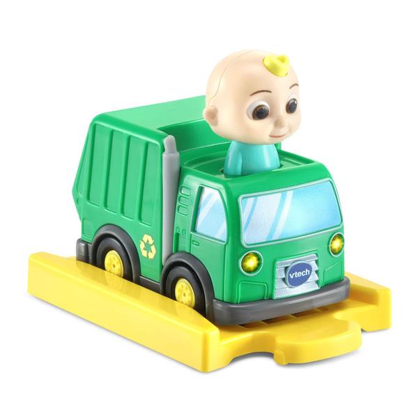 Toy VTech CocoMelon Go! Vá! Caminhão de reciclagem Smart Wheels JJ Imagem de Toy VTech CocoMelon Go! Vá! Caminhão de reciclagem Smart Wheels JJ