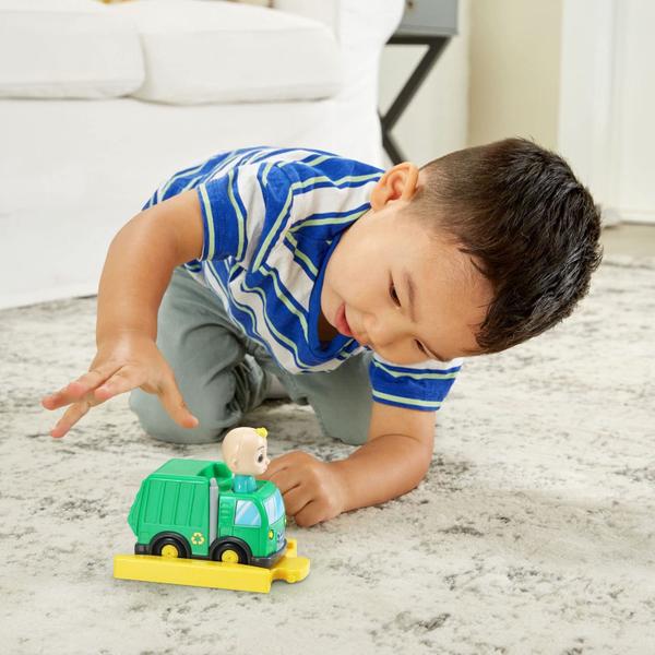 Toy VTech CocoMelon Go! Vá! Caminhão de reciclagem Smart Wheels JJ Imagem de Toy VTech CocoMelon Go! Vá! Caminhão de reciclagem Smart Wheels JJ