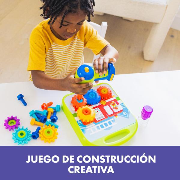 Imagem de Toy Workshop Educational Insights Design & Drill Gears 55 unidades