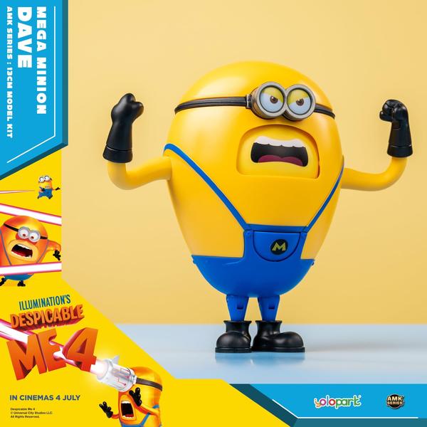 Imagem de Toy Yolopark Minions Meu Malvado Favorito 4 Mega Dave com 6 caras