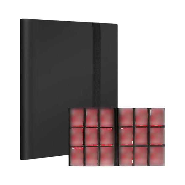 Imagem de Trading Card Binder para cartões de jogo e Sports Cards, pasta Album, 360 Side Loading, 9 bolsos