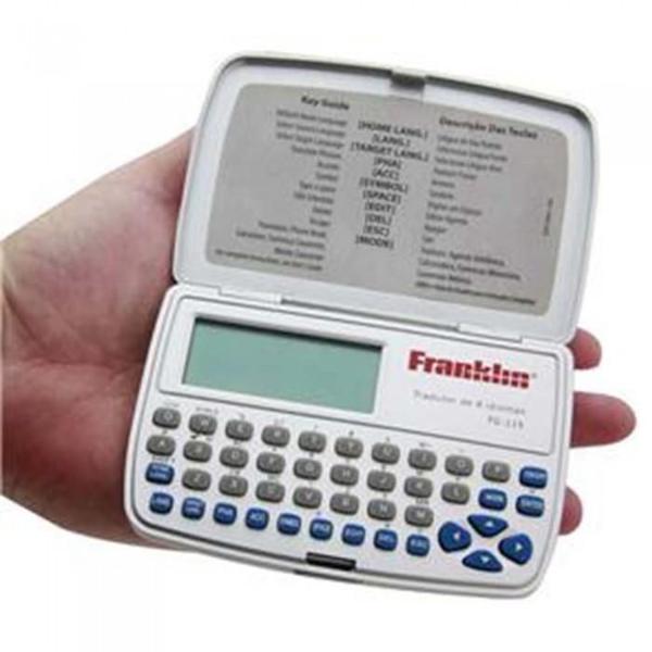 Imagem de Tradutor Eletrônico Franklin Tg115 8 Idiomas Calculadora