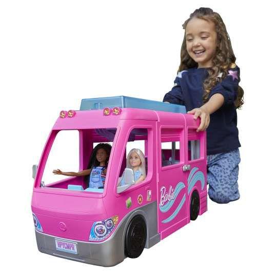 Trailer Dos Sonhos Dream Camper Barbie - Mattel HCD46 Imagem de Trailer Dos Sonhos Dream Camper Barbie - Mattel HCD46