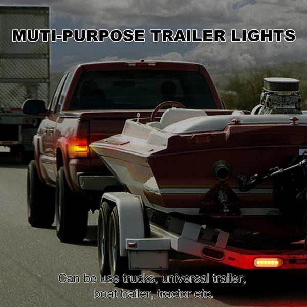 Imagem de Trailer Lights Agrieyes Oval LED, barco submersível de 6,4 polegadas