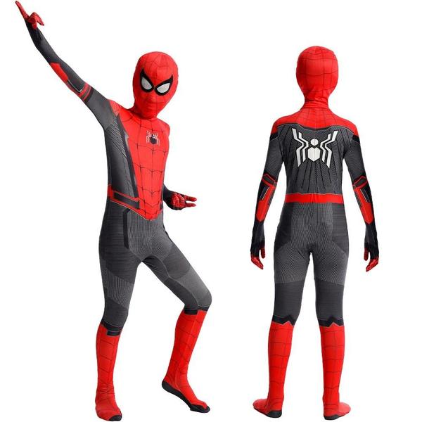 Imagem de Traje de Cosplay do Homem-Aranha - Fantasia Zentai para Crianças e Adultos