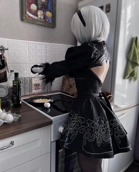 Imagem de Traje de cosplay ITOPKRIS 2B NieR Automata YoRha No.2 Tipo B