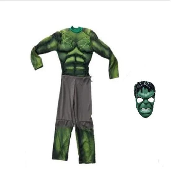 Imagem de Traje de Hulk para Crianças - Fantasia de Halloween, Carnaval e Festa