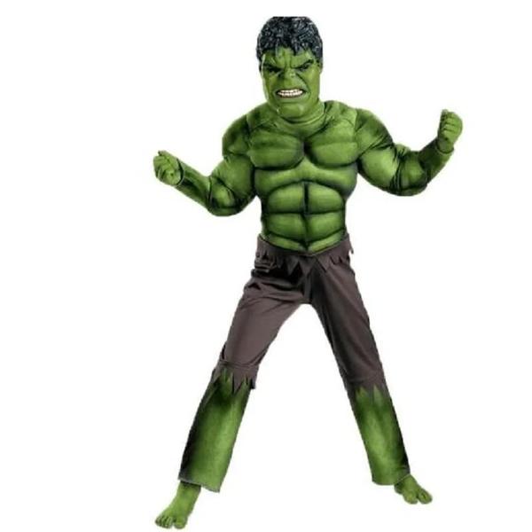 Imagem de Traje de Hulk para Crianças - Fantasia de Halloween, Carnaval e Festa