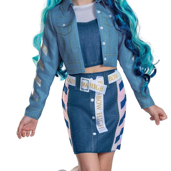 Imagem de Traje Disguise Skylar para meninas Rainbow High com jaqueta 4-6x