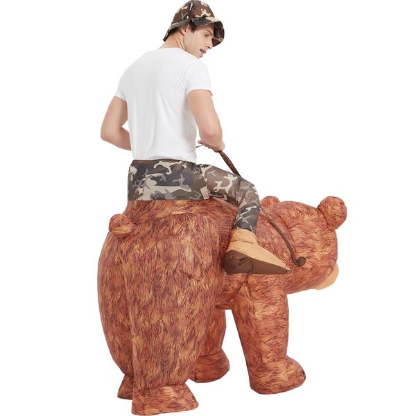 Imagem de Traje inflável One Casa Bear Riding Bear para adulto