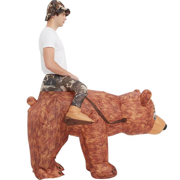 Imagem de Traje inflável One Casa Bear Riding Bear para adulto