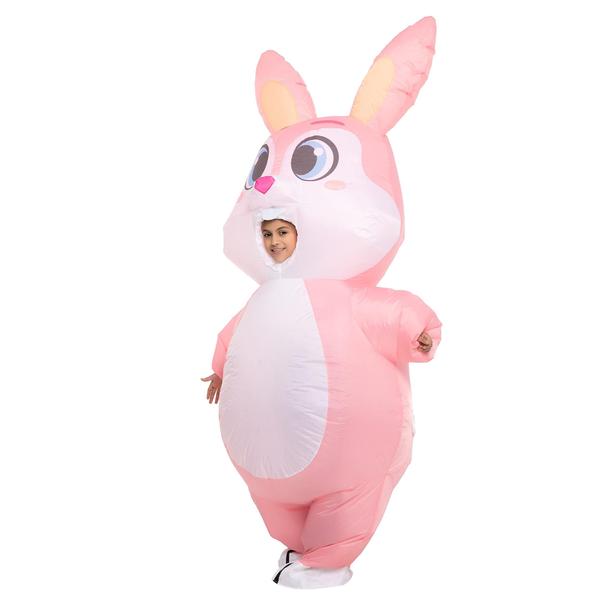 Imagem de Traje inflável Spooktacular Creations Bunny Kids Pink