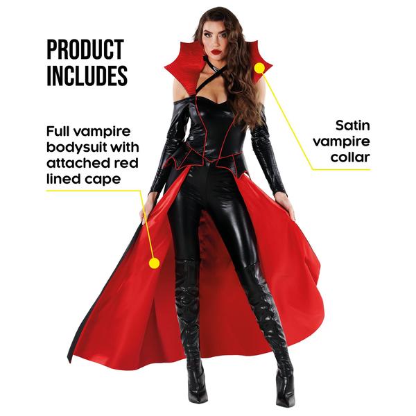 Imagem de Traje Morph Vampire, macacão feminino e adulto, Vampiress Medium