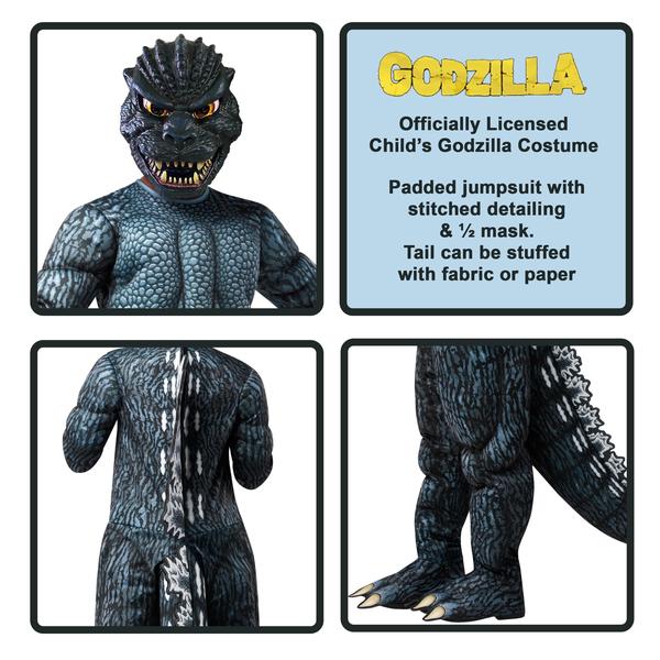 Imagem de Traje Rubie's Child's Godzilla Classic Godzilla médio-grande