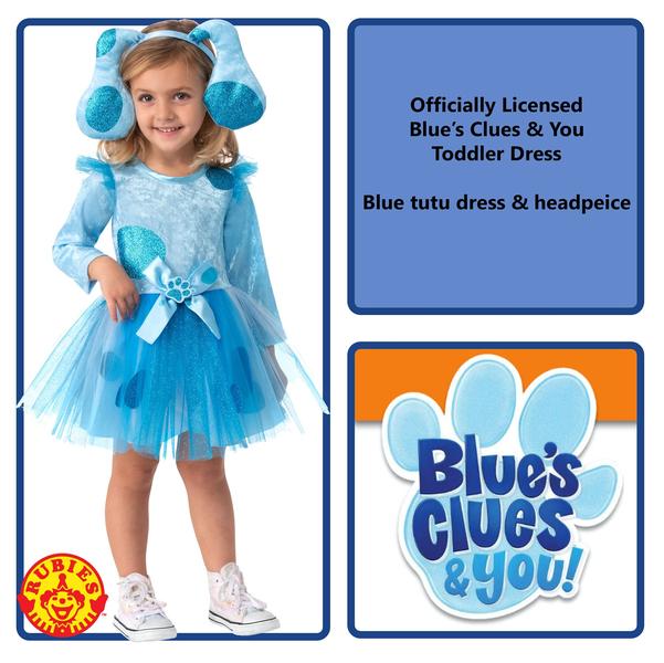 Imagem de Traje Rubie's Girl's Blue's Clues e seu vestido de tutu azul