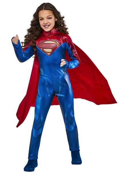 Imagem de Traje Rubie's Girl's DC: The Flash Movie Supergirl Jumpsuit