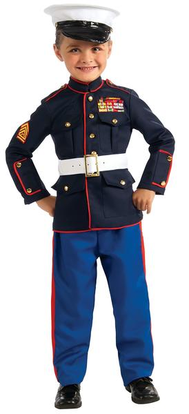 Imagem de Traje Rubie's Young Heroes Marine Dress Blues Child Large