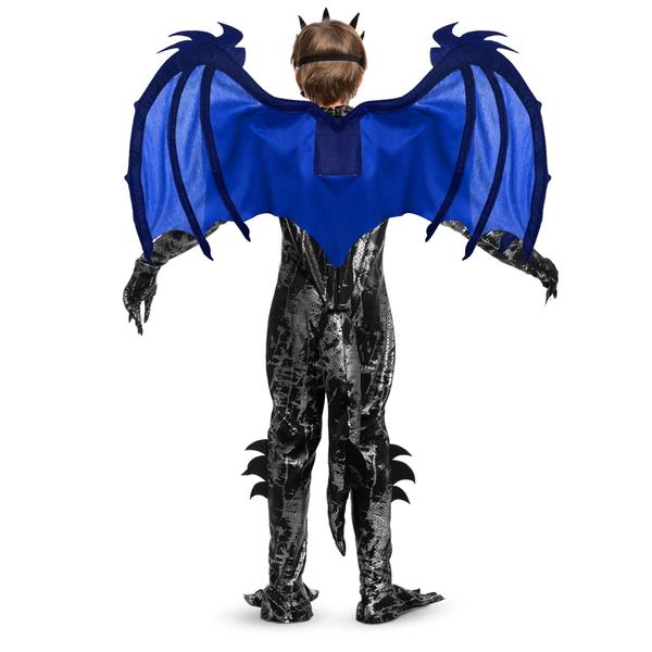 Imagem de Traje Spooktacular Creations Dragon Black and Blue Boys