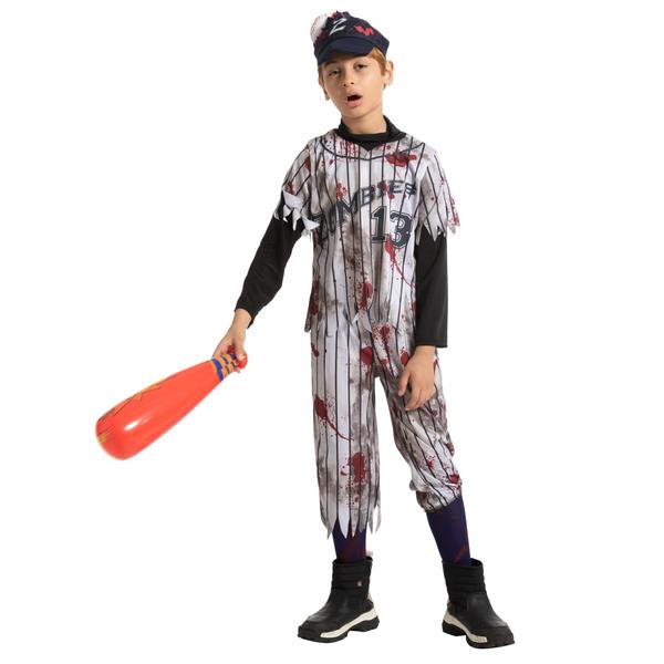 Imagem de Traje Spooktacular Creations Zombie Baseball Player Boys M