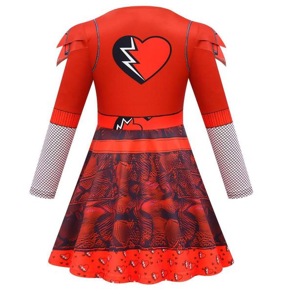 Imagem de Traje Xefenki Girls Kids Rise of Red Dress Descendants 7-8