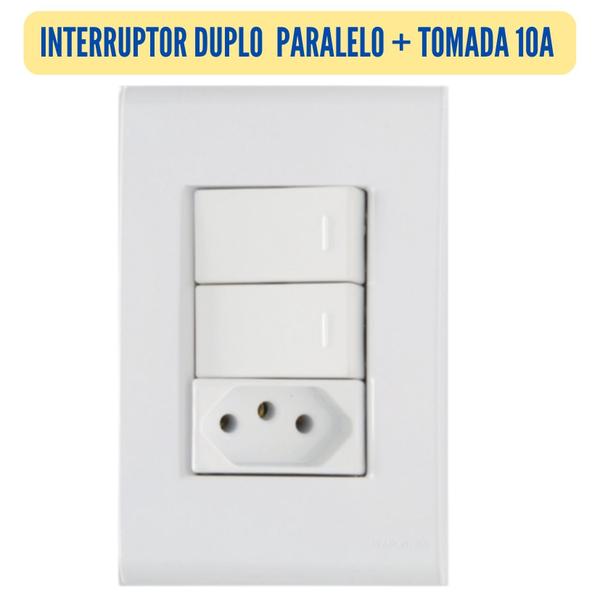 Imagem de Tramontina Liz Conjuntos - Tomadas e Interruptores 4X2