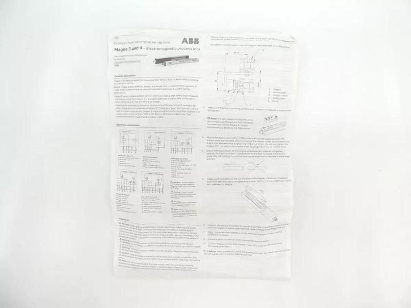 Imagem de Tranca Eletromagnetica Sensor Seg Magne4 Abb 2Tla042022R4600