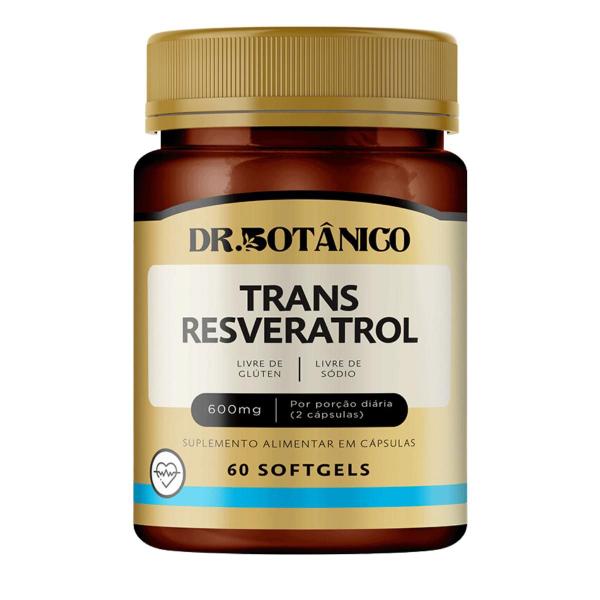 Imagem de Trans resveratrol 600mg 60caps dr. botanico