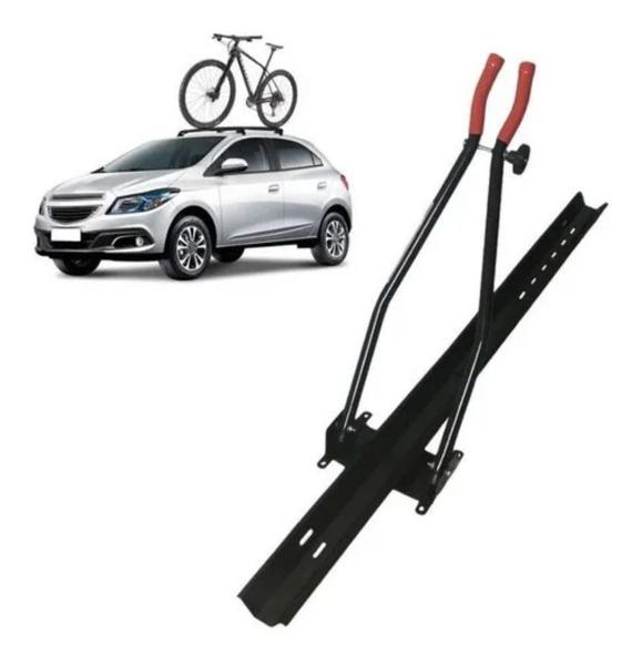 Imagem de Transbike Suporte Rack Calha De Teto Leva Bike Bipartido Top