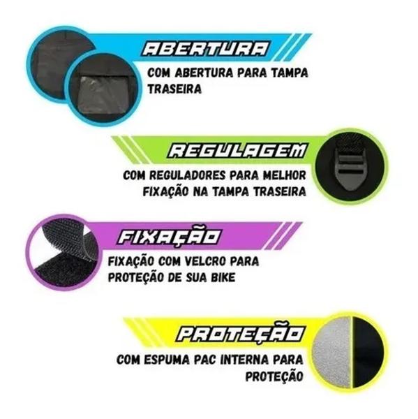 Imagem de Transbike Truckpad Suporte Para Até 5 Bike Chevrolet  S10 Montana