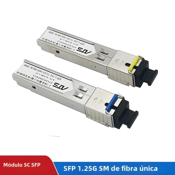 Imagem de Transceptor SFP 1.25G BiDi 1310nm/1550nm - Compatível com Mikrotik