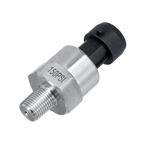 Imagem de Transdutor de Pressão de Aço Inoxidável DC 5V 150PSI (1/2" x 1/8" NPT) - Sensor para Água, Ar e Óleo