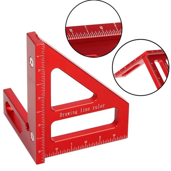 Imagem de Transferidor De Ângulo Mitra 3D Gabarito 110Mm Esquadro