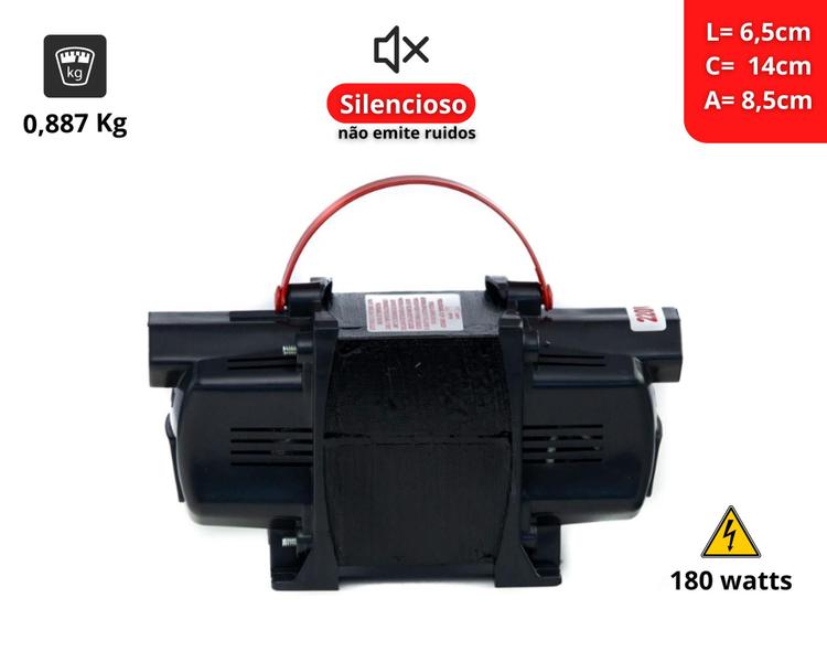 Imagem de Transformador 300 VA Premium Bivolt 220 p/ 127 e 127 p/ 220