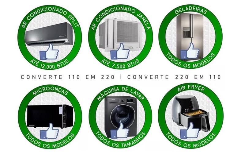 Imagem de Transformador Arcond Ate 12000Btu Geladeira Freezer 220V110V