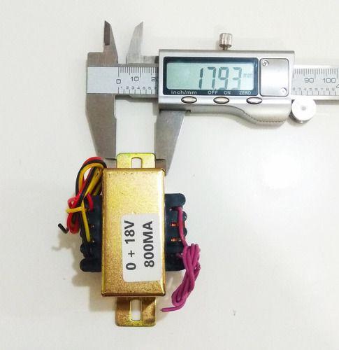 Imagem de Transformador De Força Pri 110v / 220v Sec 0 + 18v 800ma