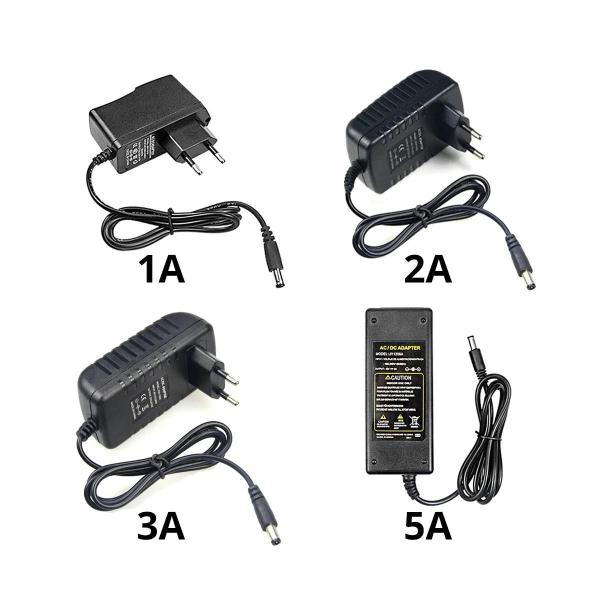 Imagem de Transformador de Iluminação LED DC 12V - Driver de Alta Potência (1A, 2A, 3A, 5A)