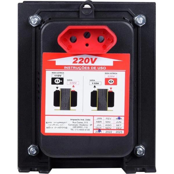 Imagem de Transformador de Voltagem 2000VA 1400W Bivolt EVAT2000 EVALD