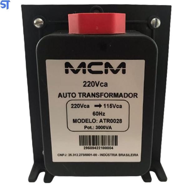 Imagem de Transformador Mcm 3000Vabivolt 110/220 E 220/110 3000Va Adap