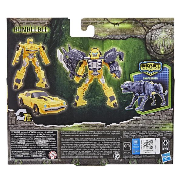 Imagem de Transformadores de brinquedo Rise of the Beasts Bumblebee e Snarlsaber