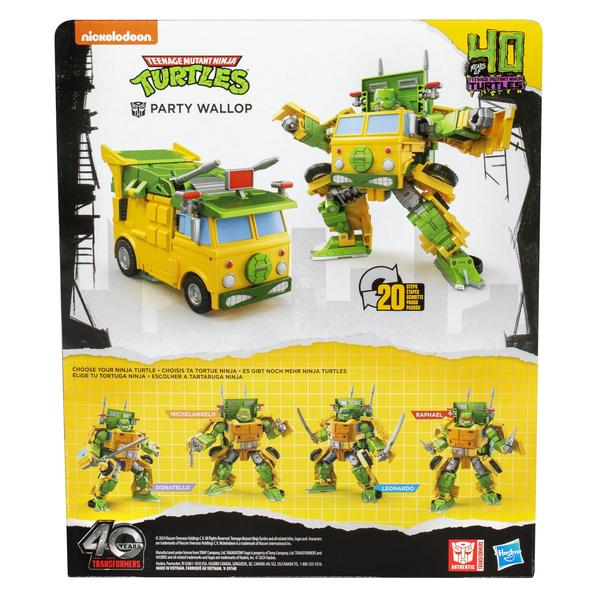 Imagem de Transformers Teenage Mutant Ninja Turtles boneco de ação de 7,8 - Hasbro F9656