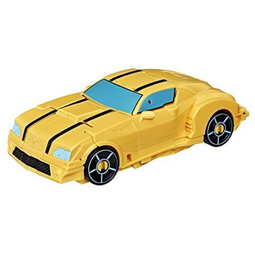 Imagem de Transformers Toys Bumblebee Cyberverse Adventures Dinobots Unite Roll N' Change Bumblebee Push-to-Convert Action Figure, 6 and Up, 10-inch , Yellow