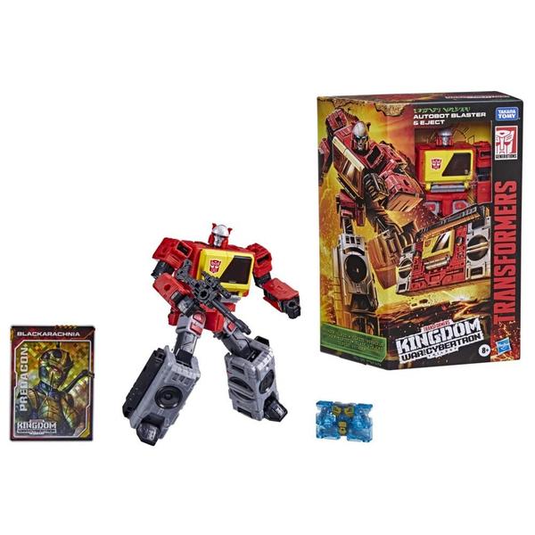 Imagem de Transformers Toys Generations War for Cybertron: Kingdom Voyager WFC-K44 Autobot Blaster & Eject Action Figure - Kids Ages 8 and Up, 7-inch