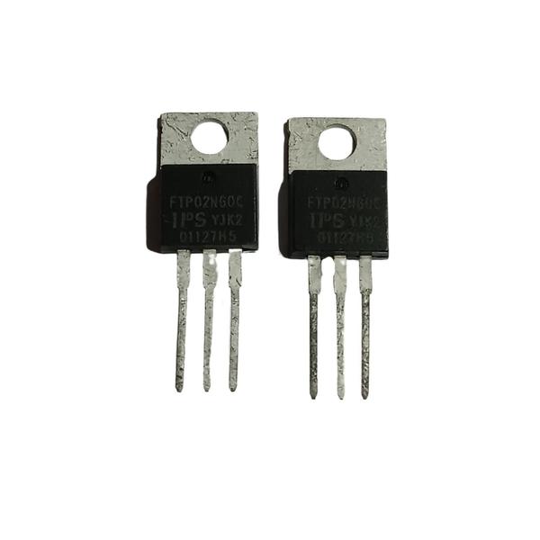 Imagem de Transistor Ftp02n60c - Mosfet FTP02N60C - TO-220 - Original - Novo