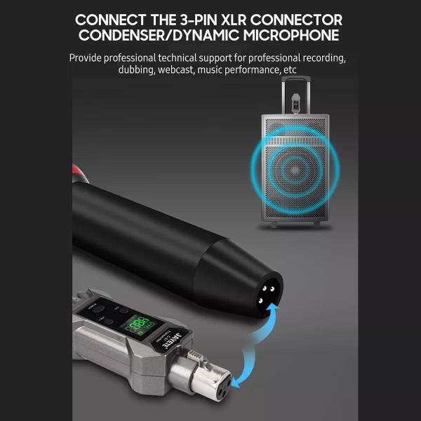 Imagem de Transmissor De Receptor De Áudio Uhf Jayete C-01 Microfone C