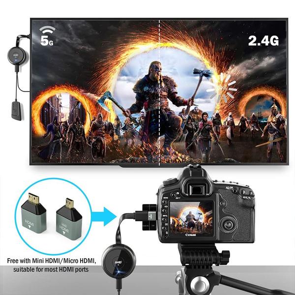 Transmissor e receptor HDMI sem fio 4K TIMBOOTECH Q3 Imagem de Transmissor e receptor HDMI sem fio 4K TIMBOOTECH Q3