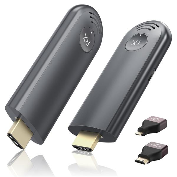 Imagem de Transmissor e receptor HDMI sem fio TPUFO 2.4G/5G 30m